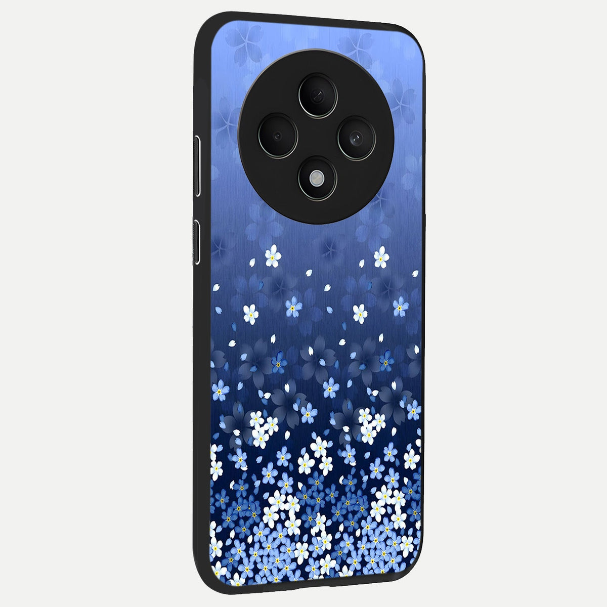  Blue Starry back cover For Oppo F27 5G slim fit glass case with vibrant aesthetic design