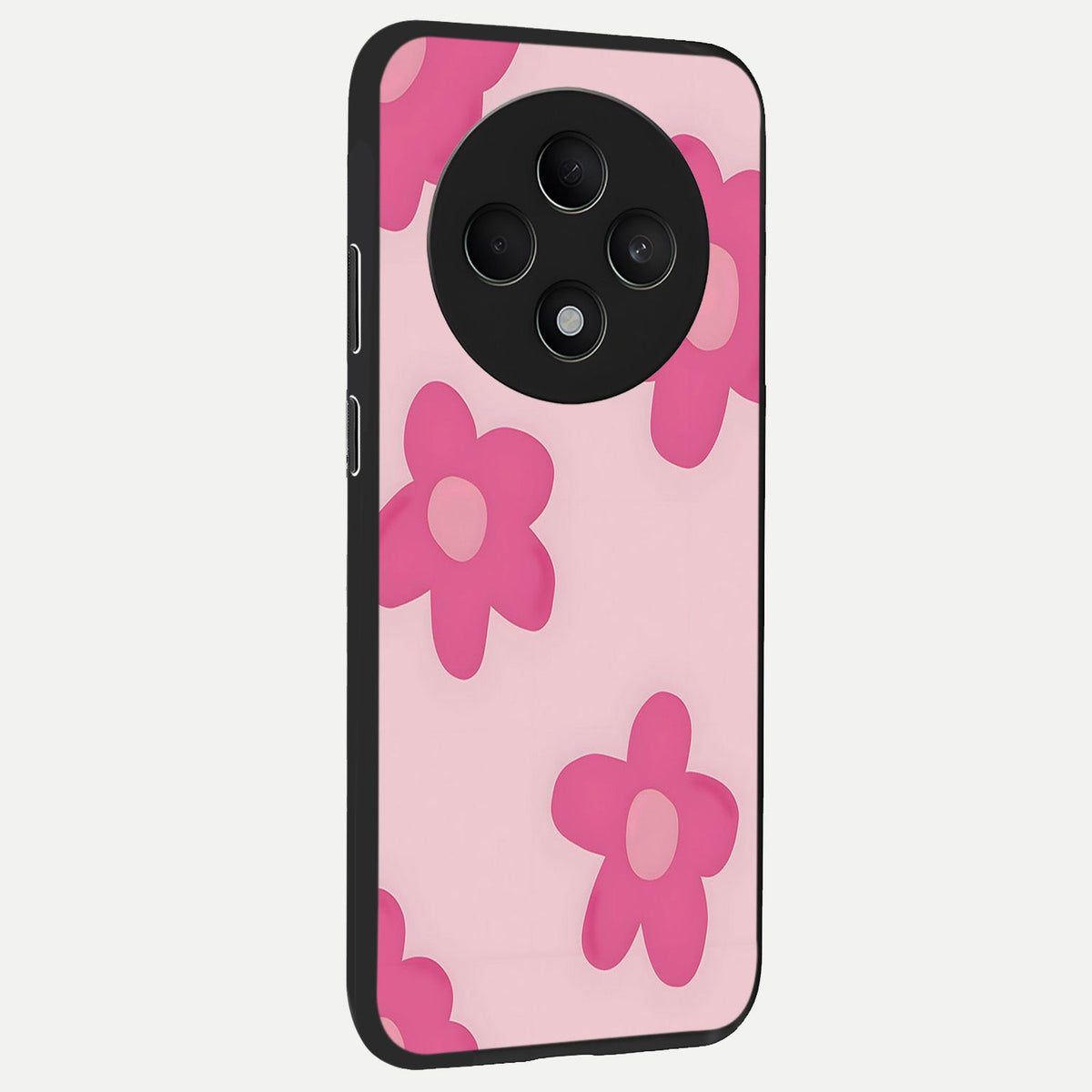 Candy Bloom Dreams back cover For Oppo F27 5G slim fit glass case with vibrant aesthetic design