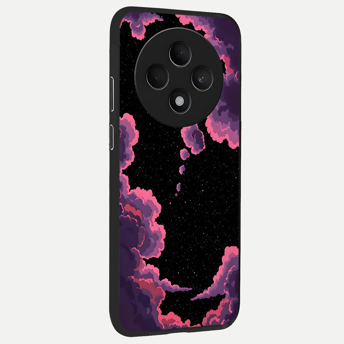  Cosmic Cloud Journey back cover For Oppo F27 5G slim fit glass case with vibrant aesthetic design