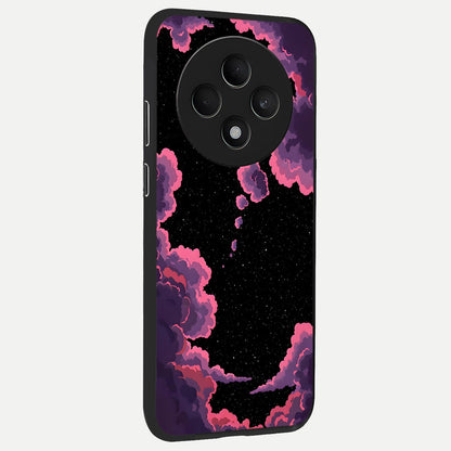  Cosmic Cloud Journey back cover For Oppo F27 5G slim fit glass case with vibrant aesthetic design