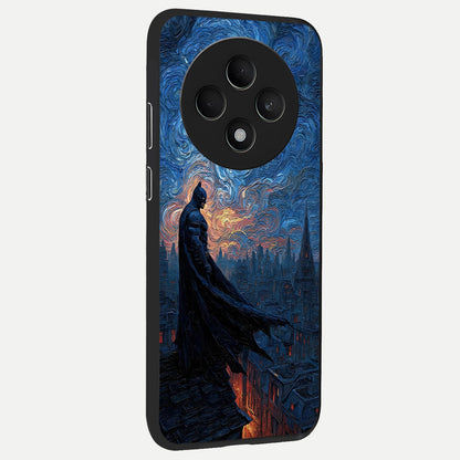  Dark Knight Dusk back cover For Oppo F27 5G slim fit glass case with vibrant aesthetic design
