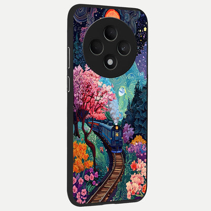  Digital Art back cover For Oppo F27 5G slim fit glass case with vibrant aesthetic design