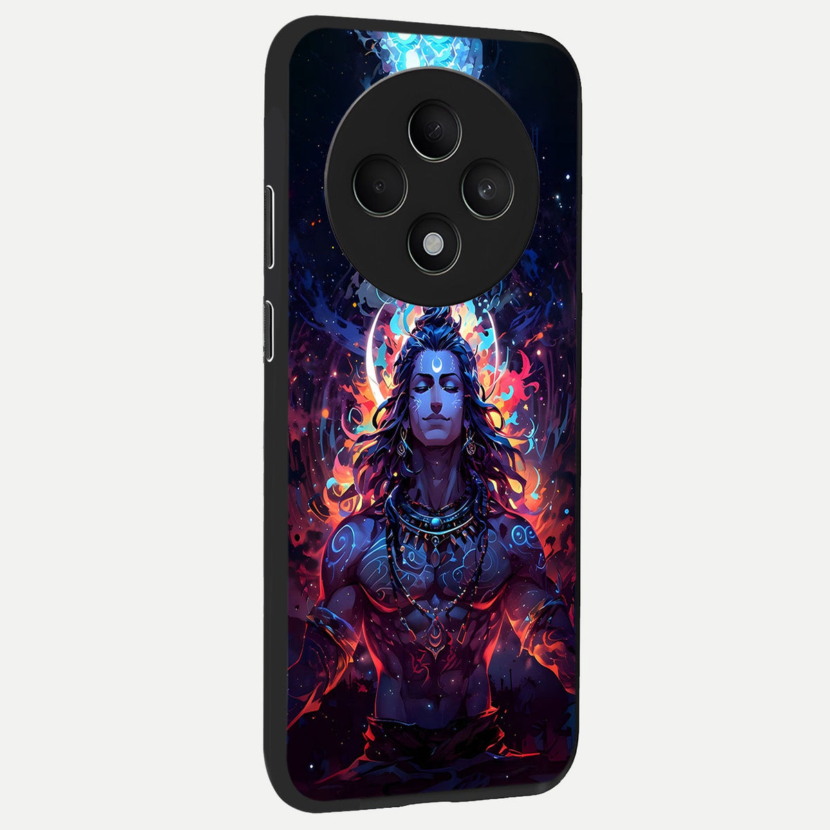  Divine Fire Shiv back cover For Oppo F27 5G slim fit glass case with vibrant aesthetic design