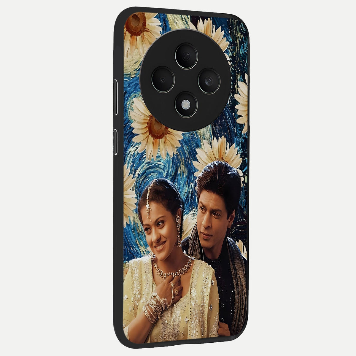  Eternal Love Story back cover For Oppo F27 5G slim fit glass case with vibrant aesthetic design