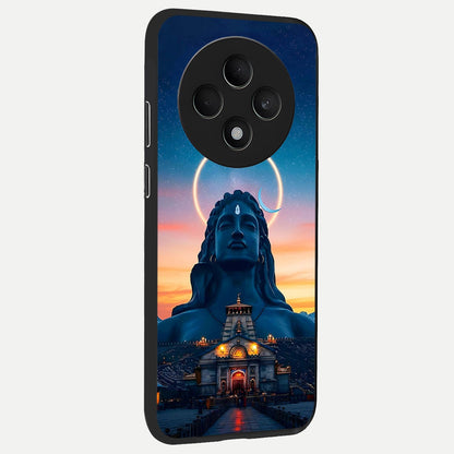  Eternal Shiva Aura back cover For Oppo F27 5G slim fit glass case with vibrant aesthetic design