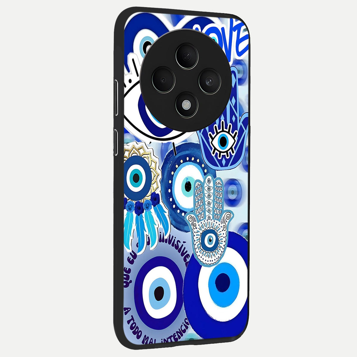  Evil Eyes Dream back cover For Oppo F27 5G slim fit glass case with vibrant aesthetic design