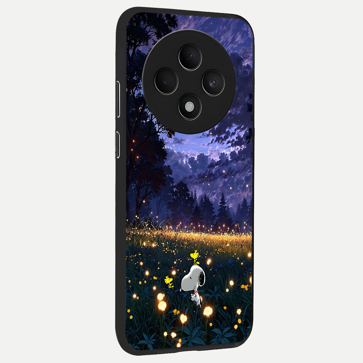  Firefly Meadow Magic back cover For Oppo F27 5G slim fit glass case with vibrant aesthetic design