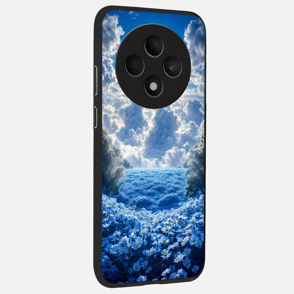  Heavenly Daisy Horizon back cover For Oppo F27 5G slim fit glass case with vibrant aesthetic design