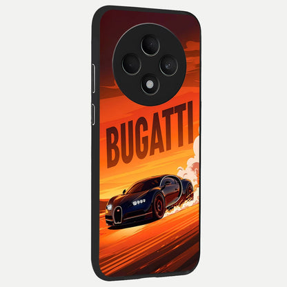  Inferno Bugatti Storm back cover For Oppo F27 5G slim fit glass case with vibrant aesthetic design
