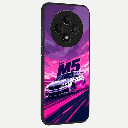  MS Neon Car back cover For Oppo F27 5G slim fit glass case with vibrant aesthetic design