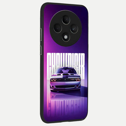  Midnight Muscle Ride back cover For Oppo F27 5G slim fit glass case with vibrant aesthetic design