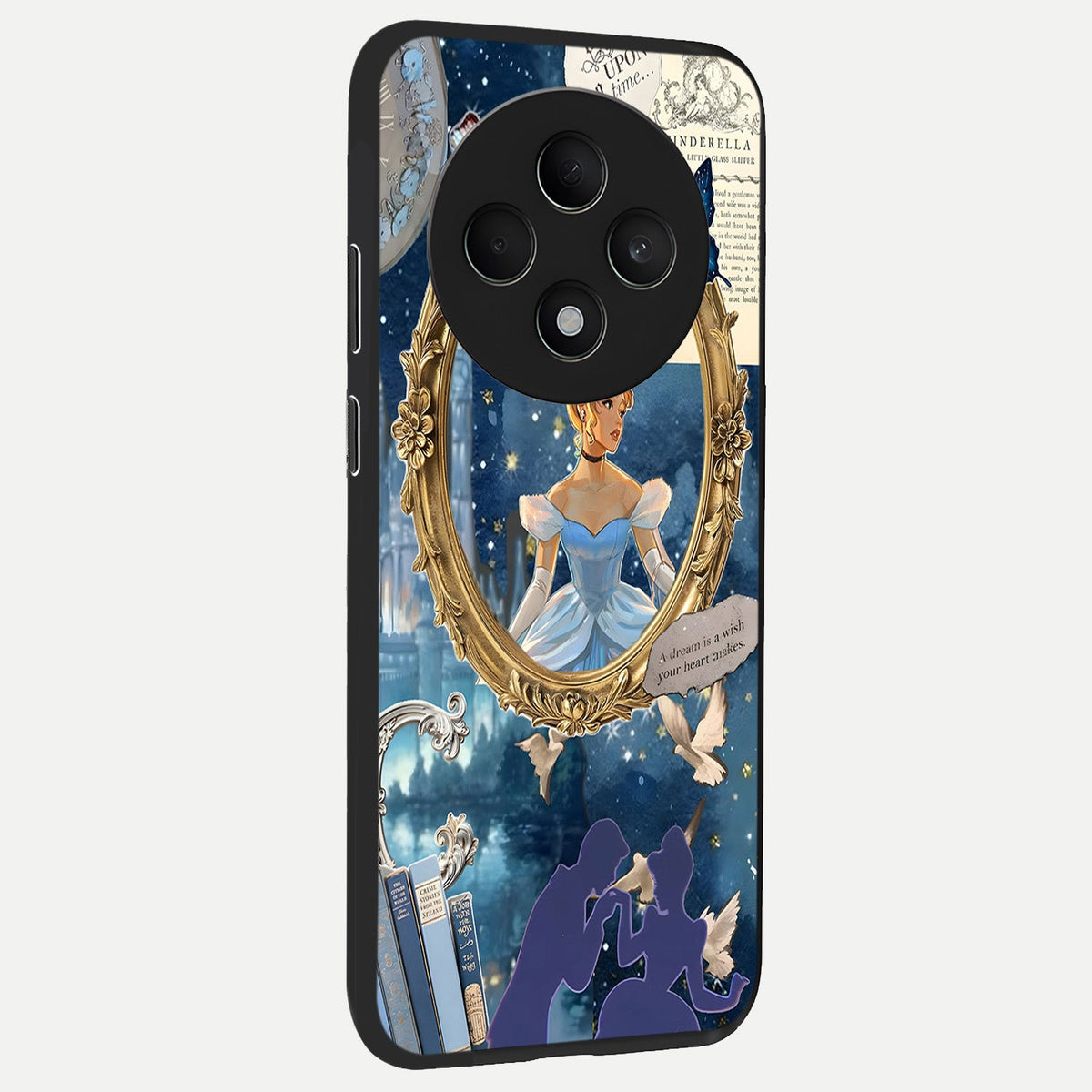  Midnight Queen back cover For Oppo F27 5G slim fit glass case with vibrant aesthetic design