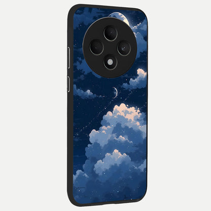  Moon Dream Haze back cover For Oppo F27 5G slim fit glass case with vibrant aesthetic design