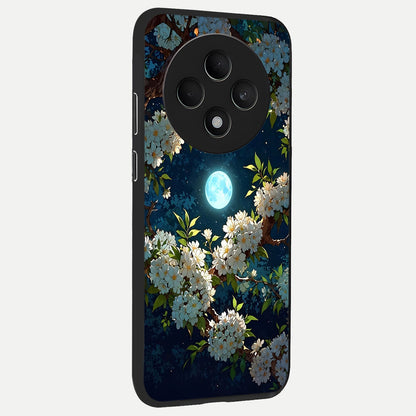  Moonlit Blossom Dream back cover For Oppo F27 5G slim fit glass case with vibrant aesthetic design