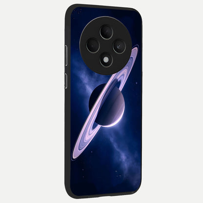  Saturn Ring Mystique back cover For Oppo F27 5G slim fit glass case with vibrant aesthetic design