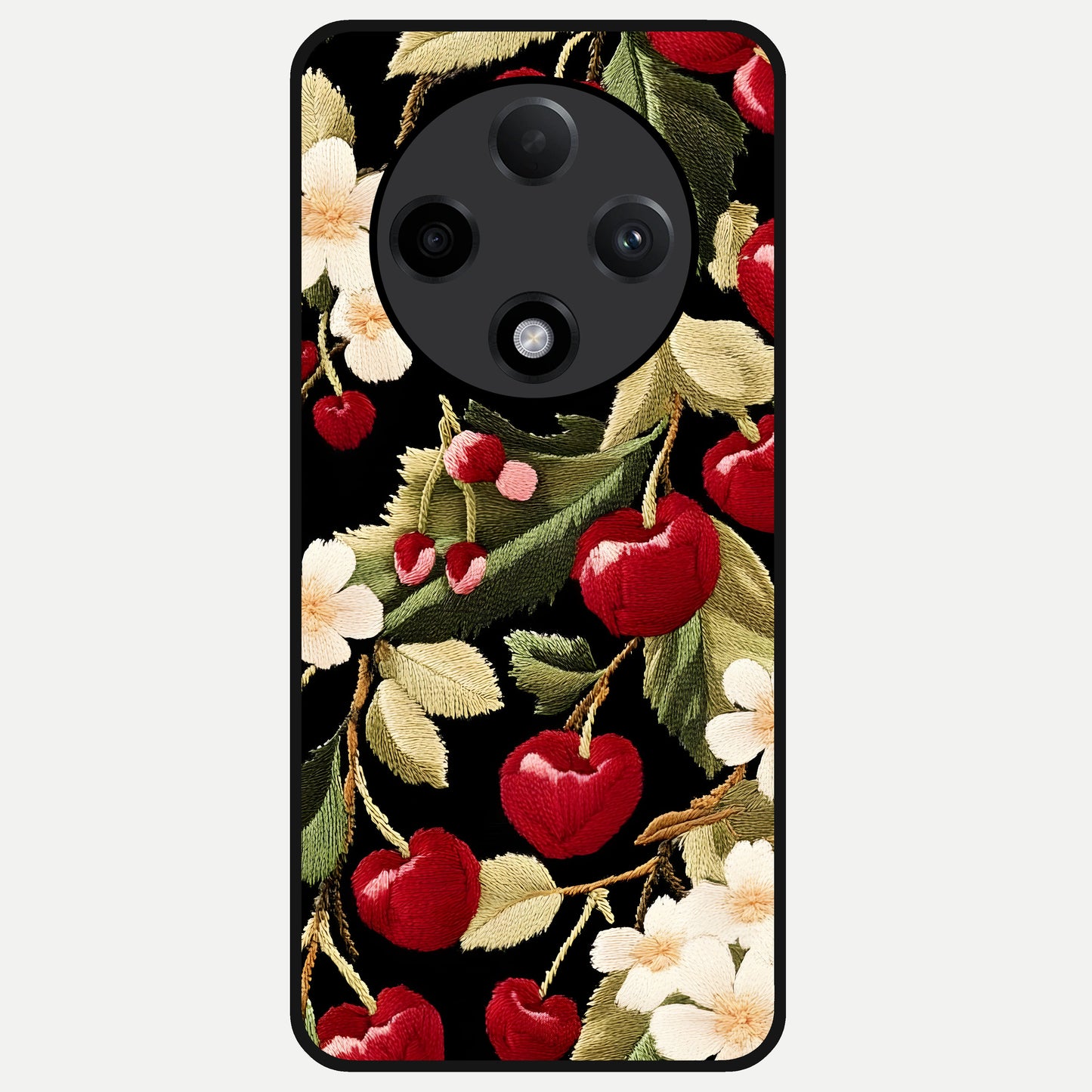  Blooming Spendor Bird Glass Case For Oppo F27 Pro Plus back cover – full design glossy printed glass finish