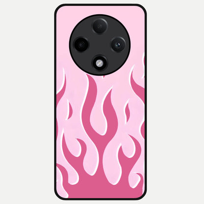  Blush Flame Energy Glass Case For Oppo F27 Pro Plus back cover – full design glossy printed glass finish