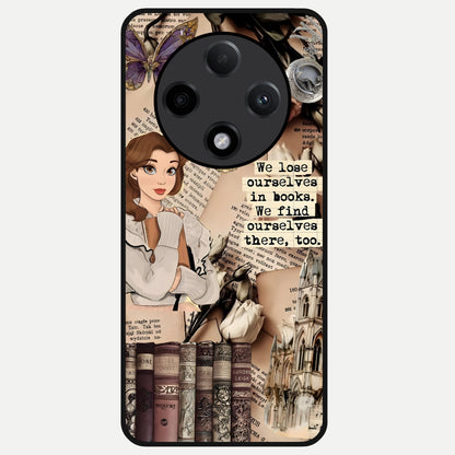  Bookish Dream World Glass Case For Oppo F27 Pro Plus back cover – full design glossy printed glass finish