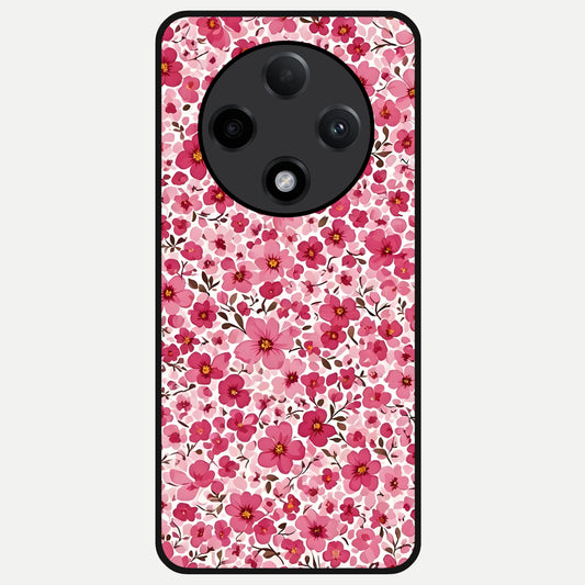  Cherry Blossom Charm Glass Case For Oppo F27 Pro Plus back cover – full design glossy printed glass finish