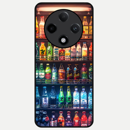  Colorfull Tree Glass Case For Oppo F27 Pro Plus back cover – full design glossy printed glass finish
