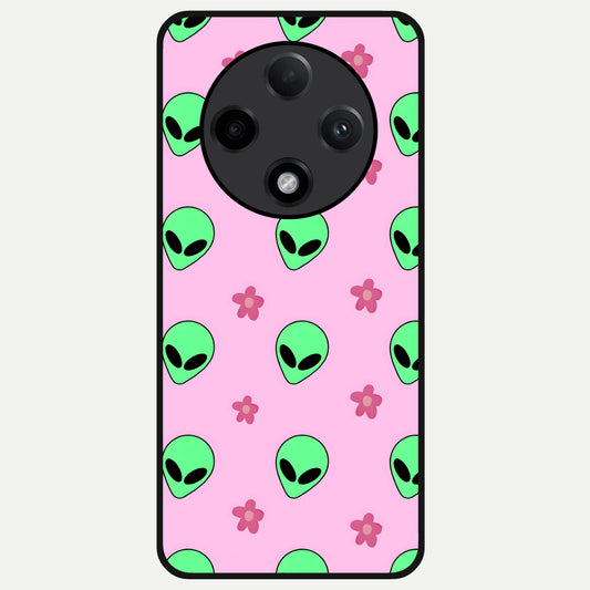  Cosmic Cute Crush Glass Case For Oppo F27 Pro Plus back cover – full design glossy printed glass finish