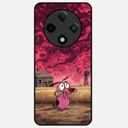  Courage Under Sky Glass Case For Oppo F27 Pro Plus back cover – full design glossy printed glass finish