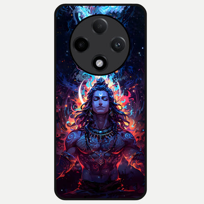  Divine Fire Shiv Glass Case For Oppo F27 Pro Plus back cover – full design glossy printed glass finish