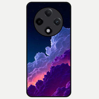  Dreamy Cloud Skies Glass Case For Oppo F27 Pro Plus back cover – full design glossy printed glass finish