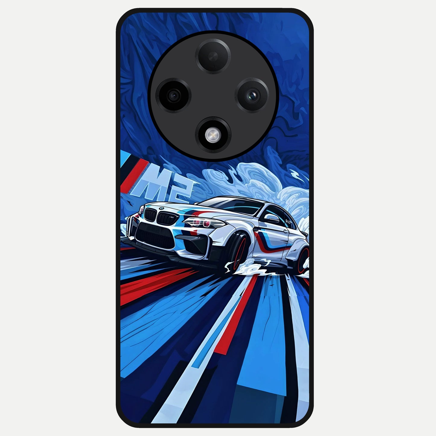  Drift Power Rush Glass Case For Oppo F27 Pro Plus back cover – full design glossy printed glass finish