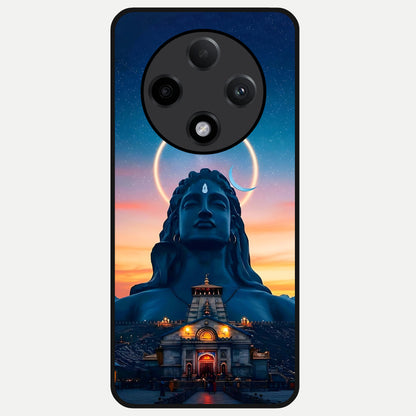  Eternal Shiva Aura Glass Case For Oppo F27 Pro Plus back cover – full design glossy printed glass finish