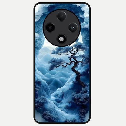  Frozen Serenity Gate Glass Case For Oppo F27 Pro Plus back cover – full design glossy printed glass finish