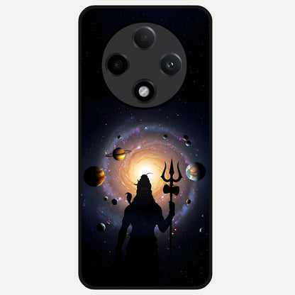 Galactic Shiva Vision Glass Case For Oppo F27 Pro Plus back cover – full design glossy printed glass finish