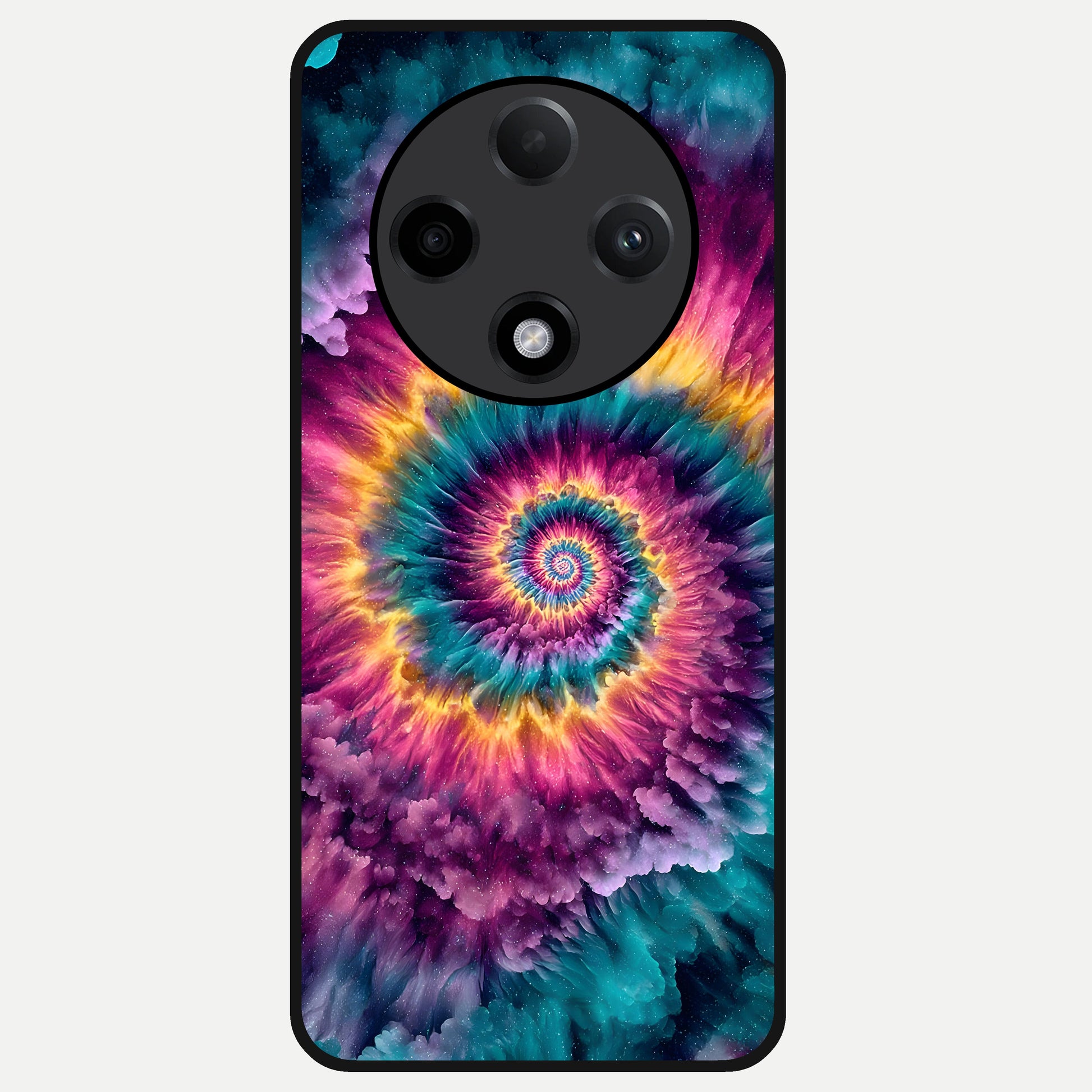  Galactic Spiral Burst Glass Case For Oppo F27 Pro Plus back cover – full design glossy printed glass finish