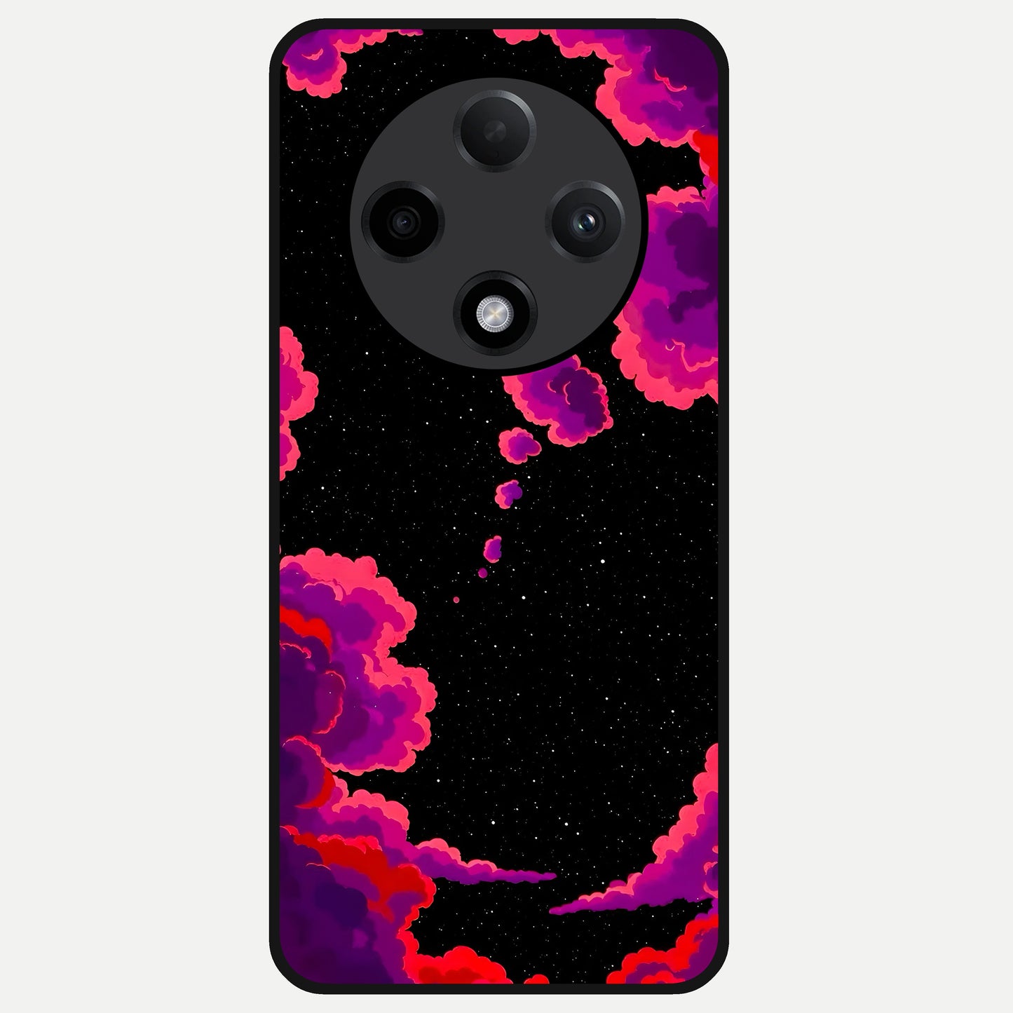  Galaxy Dream Frame Glass Case For Oppo F27 Pro Plus back cover – full design glossy printed glass finish