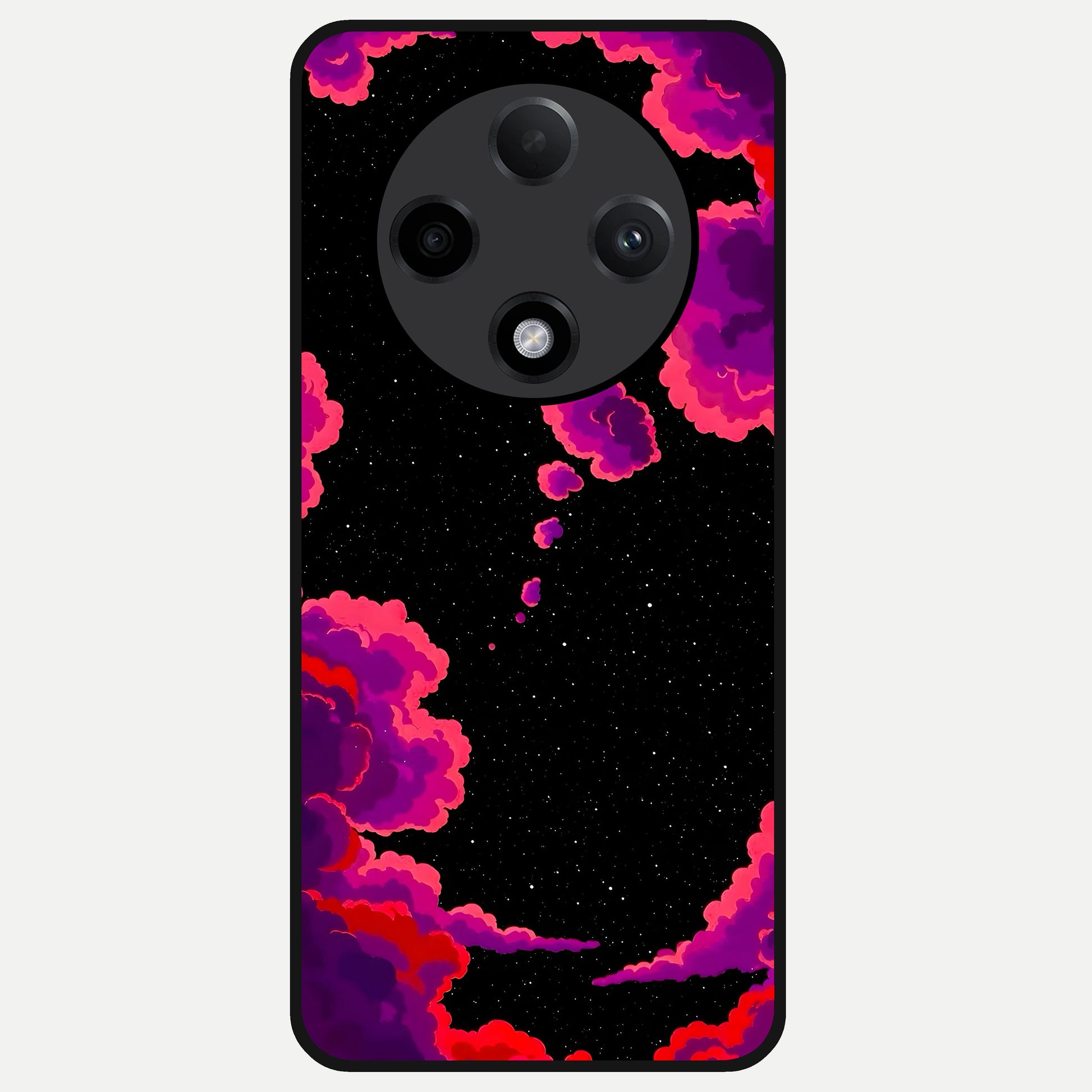  Galaxy Dream Frame Glass Case For Oppo F27 Pro Plus back cover – full design glossy printed glass finish
