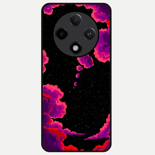  Galaxy Dream Frame Glass Case For Oppo F27 Pro Plus back cover – full design glossy printed glass finish