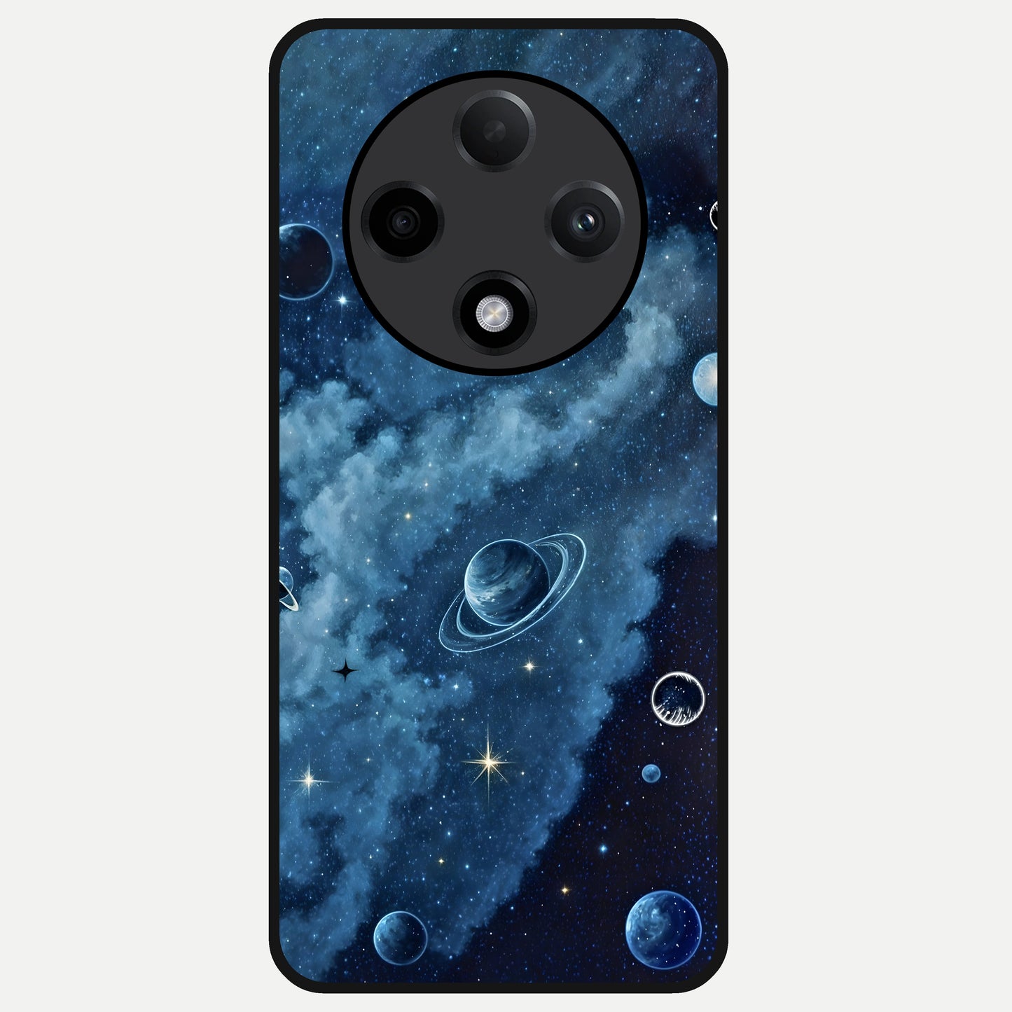  Galaxy Dream Space Glass Case For Oppo F27 Pro Plus back cover – full design glossy printed glass finish
