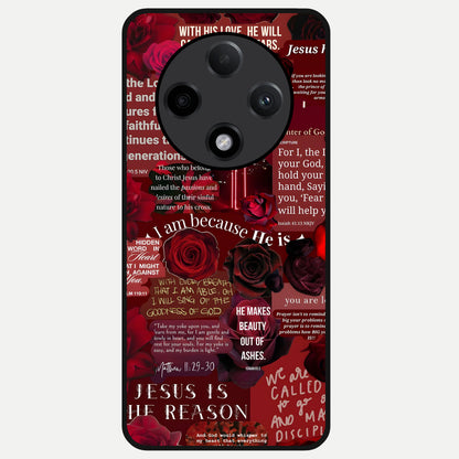  Jesus Love Heals Glass Case For Oppo F27 Pro Plus back cover – full design glossy printed glass finish