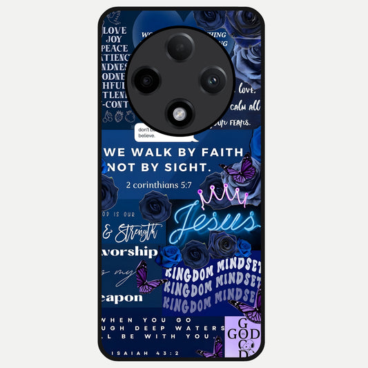  Kingdom Faith Glow Glass Case For Oppo F27 Pro Plus back cover – full design glossy printed glass finish