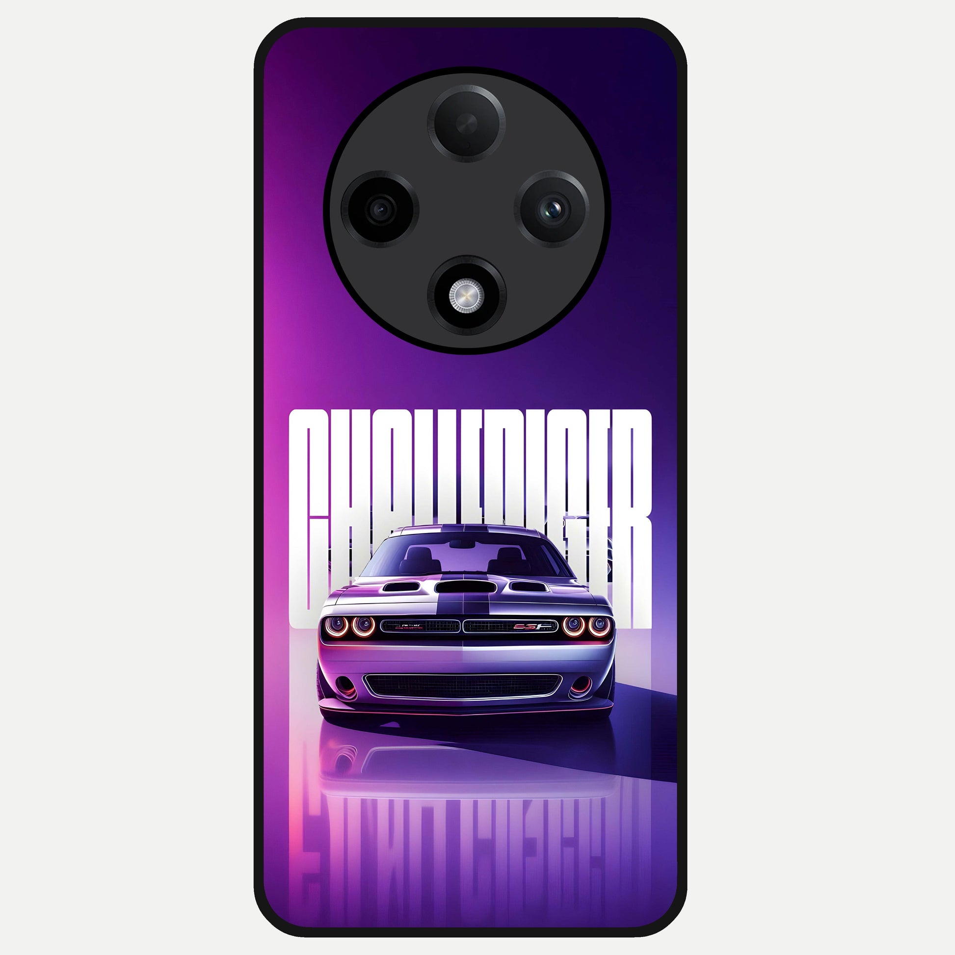  Midnight Muscle Ride Glass Case For Oppo F27 Pro Plus back cover – full design glossy printed glass finish