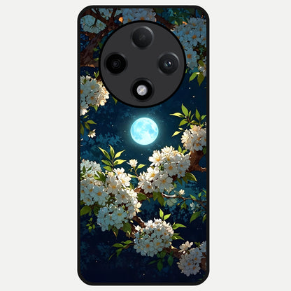  Moonlit Blossom Dream Glass Case For Oppo F27 Pro Plus back cover – full design glossy printed glass finish