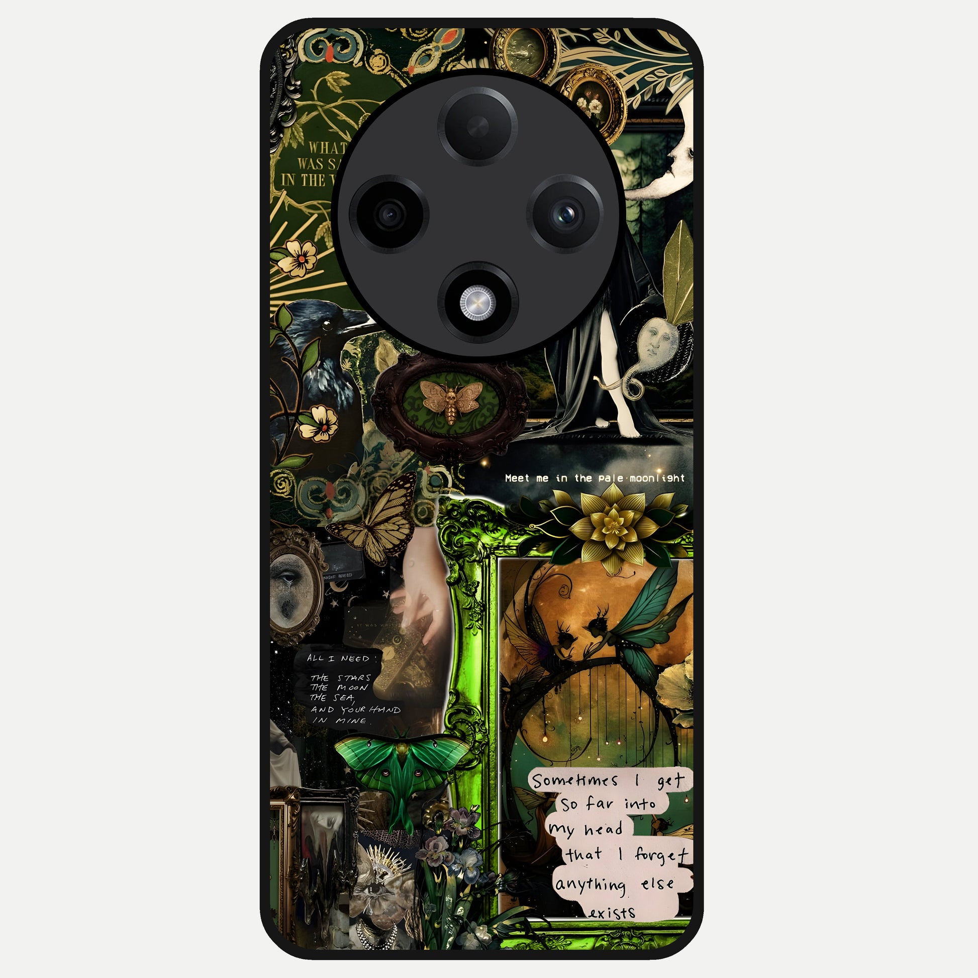  Mystic Woods Secret Glass Case For Oppo F27 Pro Plus back cover – full design glossy printed glass finish