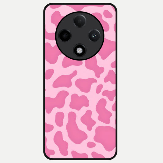  Pinkish Scenery Glass Case For Oppo F27 Pro Plus back cover – full design glossy printed glass finish