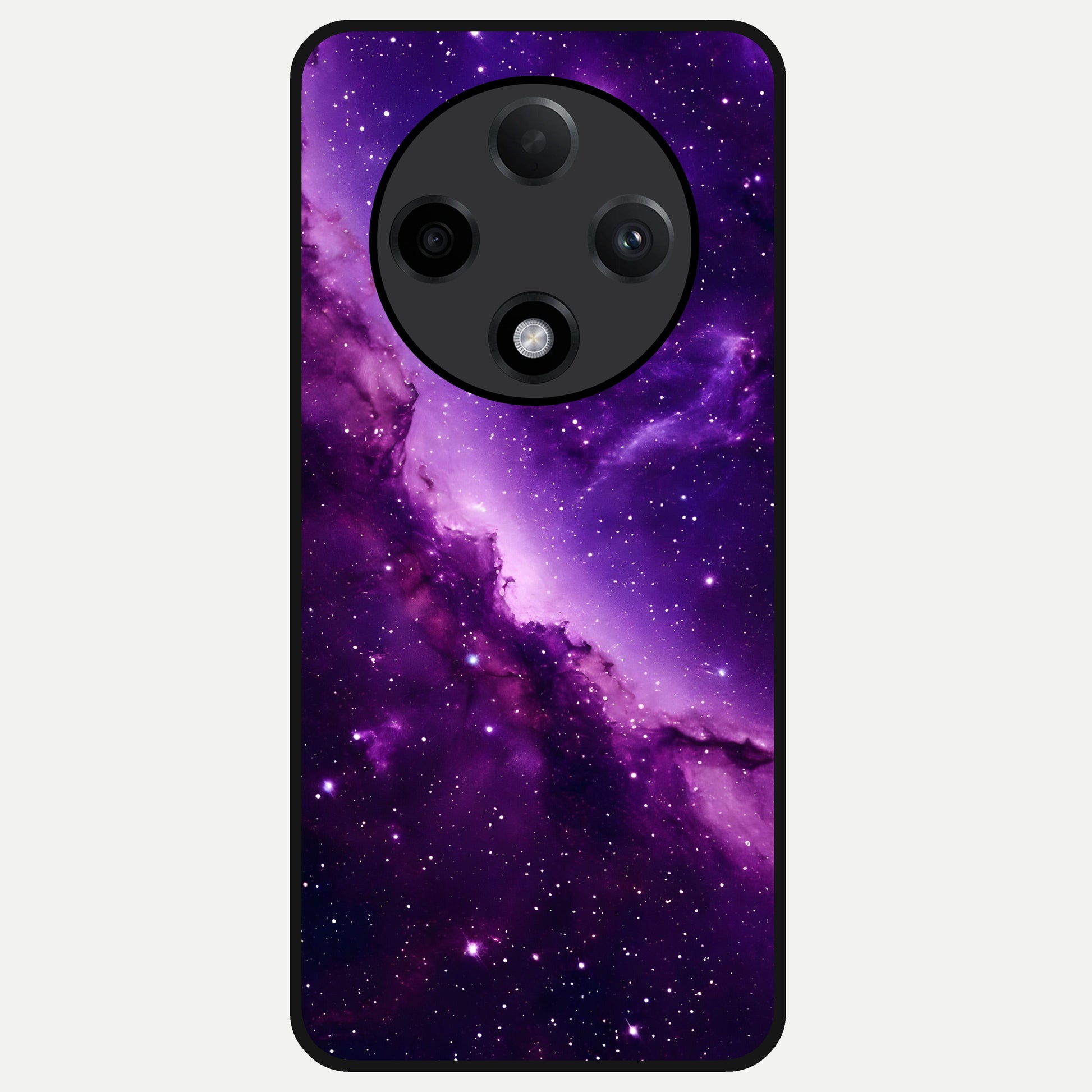  Purple Shade Sky Glass Case For Oppo F27 Pro Plus back cover – full design glossy printed glass finish
