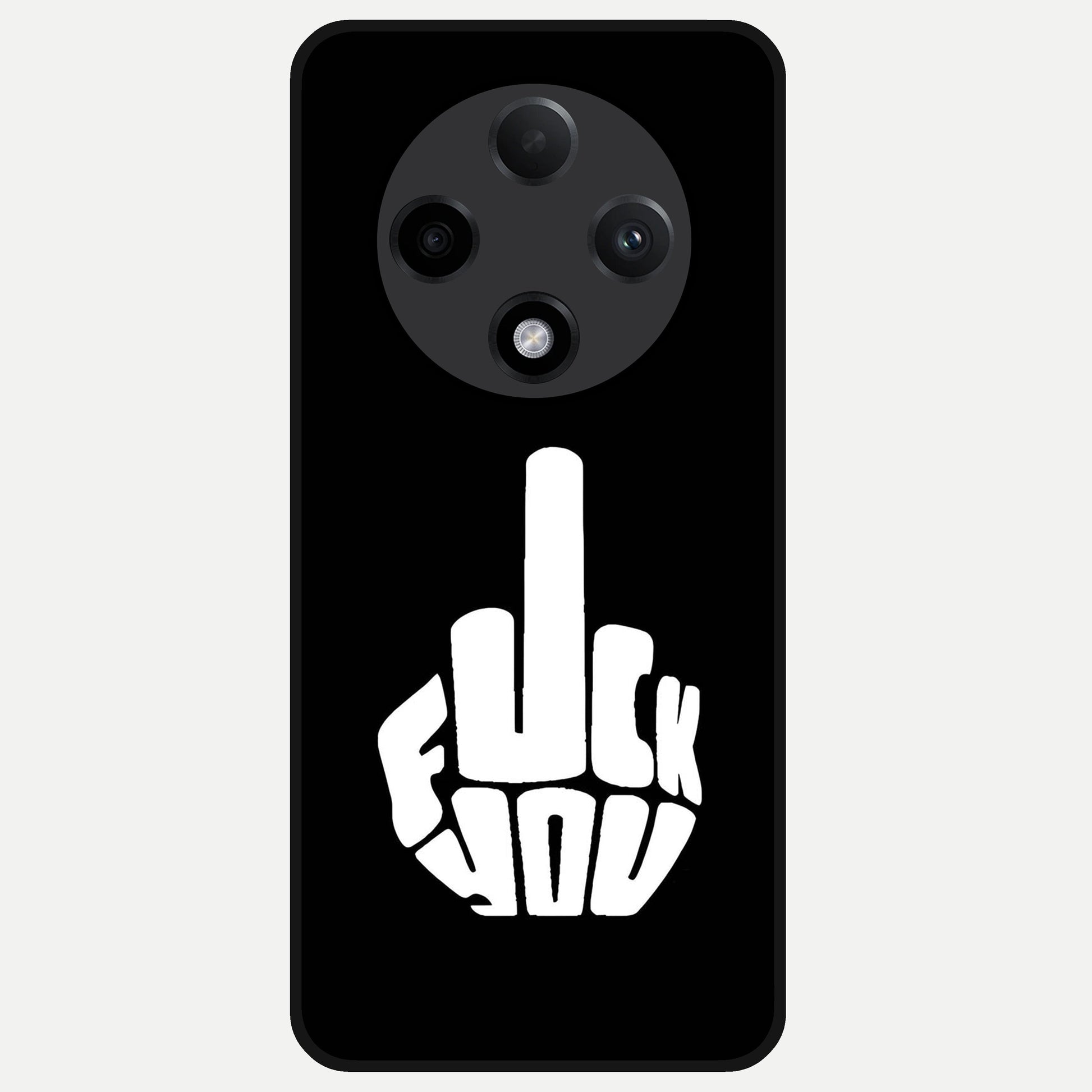  Rebel Mode On Glass Case For Oppo F27 Pro Plus back cover – full design glossy printed glass finish