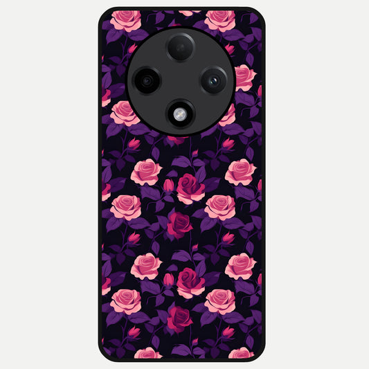  Rose Garden Twilight Glass Case For Oppo F27 Pro Plus back cover – full design glossy printed glass finish