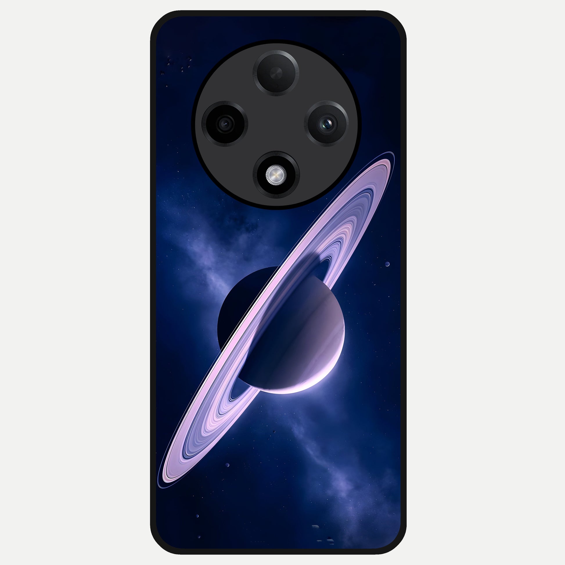  Saturn Ring Mystique Glass Case For Oppo F27 Pro Plus back cover – full design glossy printed glass finish