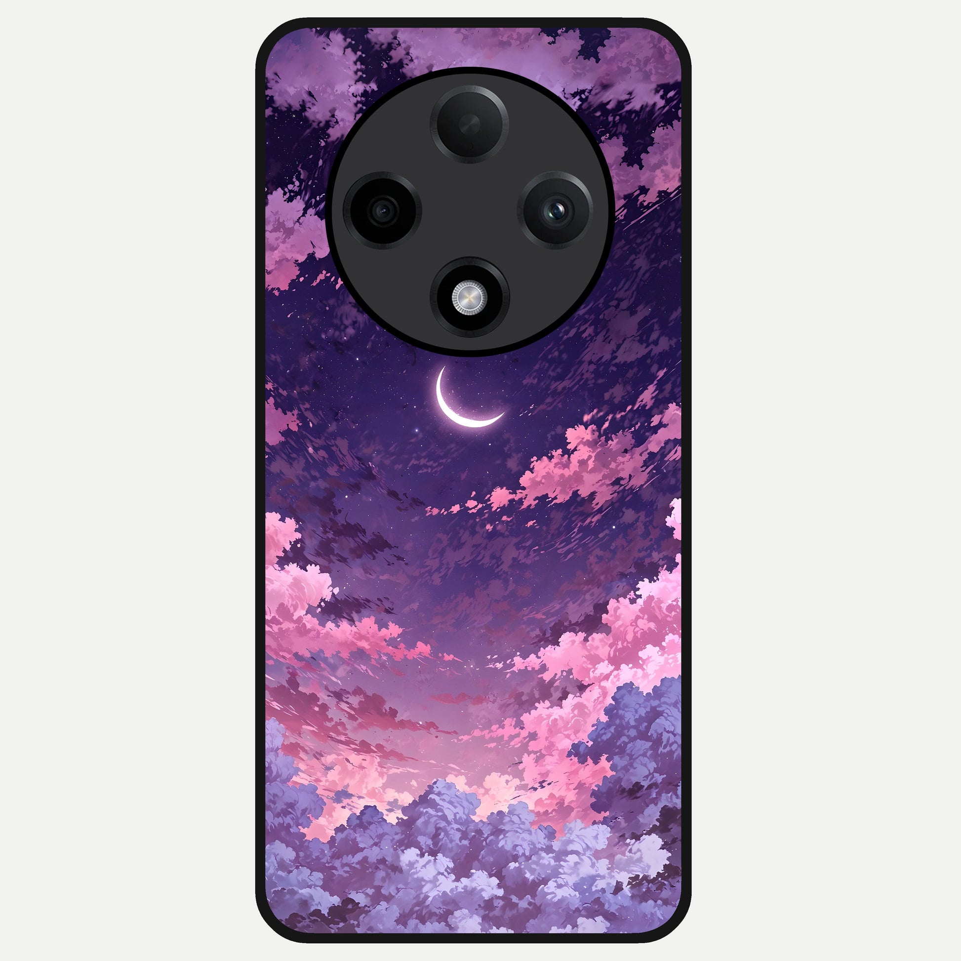 Sky Drift Clouds Glass Case For Oppo F27 Pro Plus back cover – full design glossy printed glass finish
