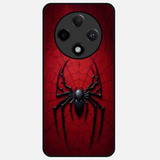  Superhero Web Emblem Glass Case For Oppo F27 Pro Plus back cover – full design glossy printed glass finish