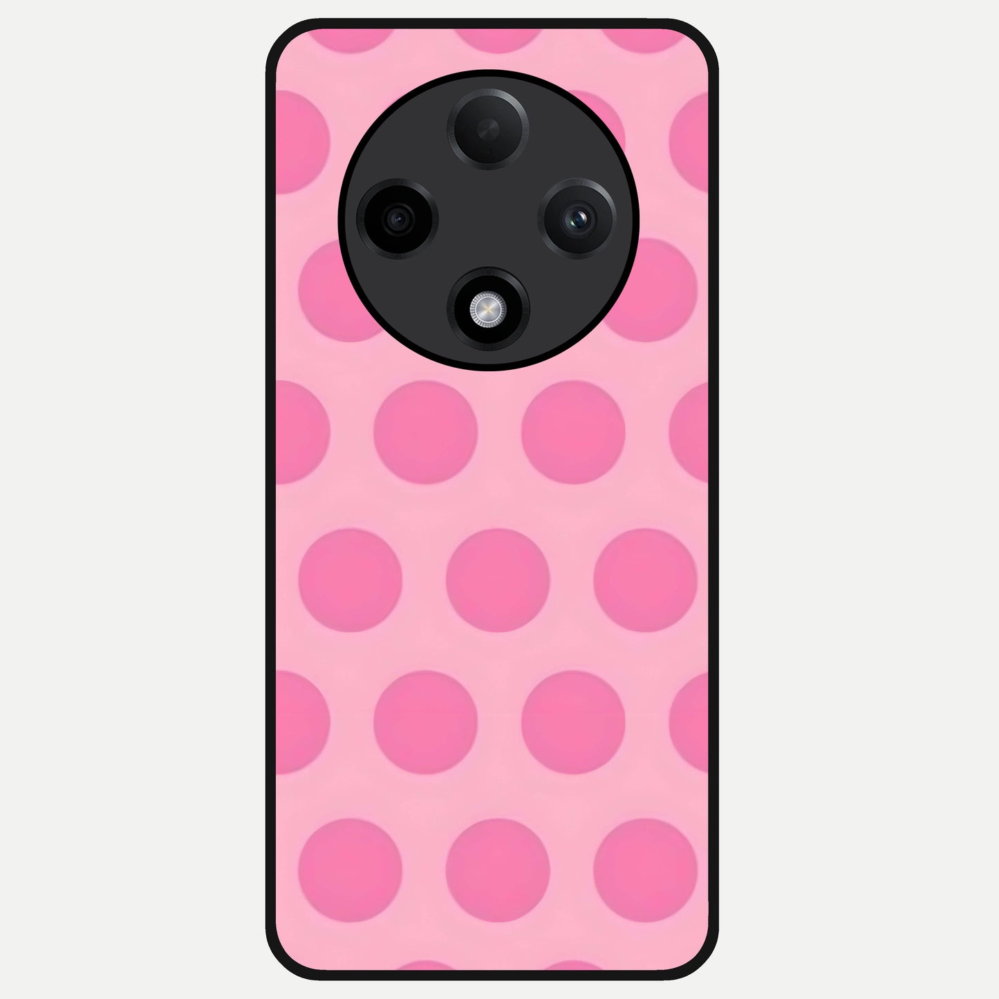  Sweet Dot Dreams Glass Case For Oppo F27 Pro Plus back cover – full design glossy printed glass finish